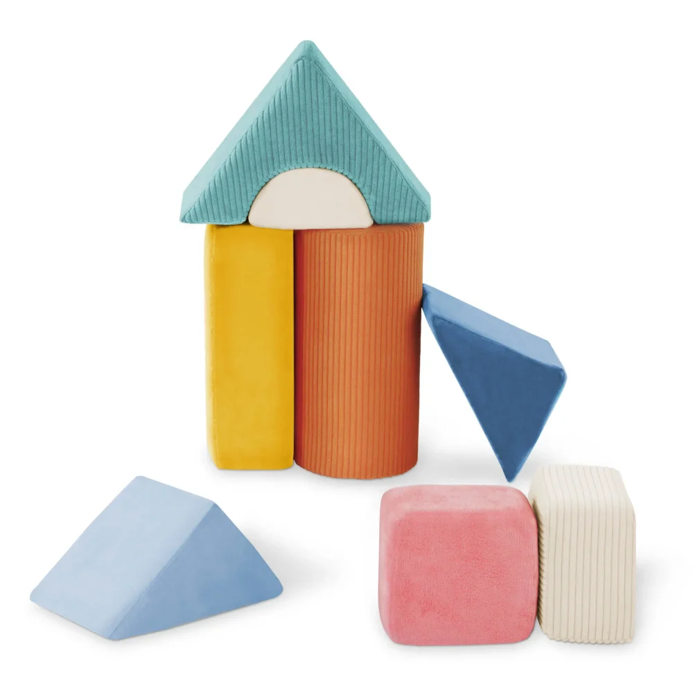 Wielkie pluszowe klocki konstrukcyjne – Tumble-y Towers – B.toys3