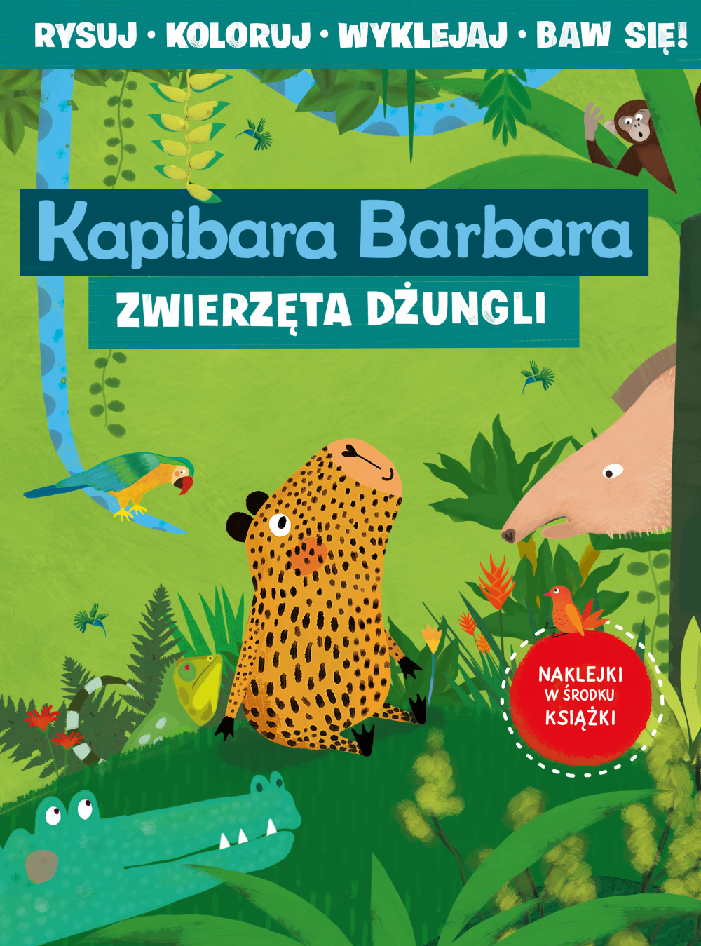 Kapibara Barbara. Zwierzęta dżungli