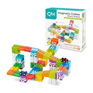 Klocki magnetyczne Qbi Stunt Arena Action-Packed STEM Track 46szt