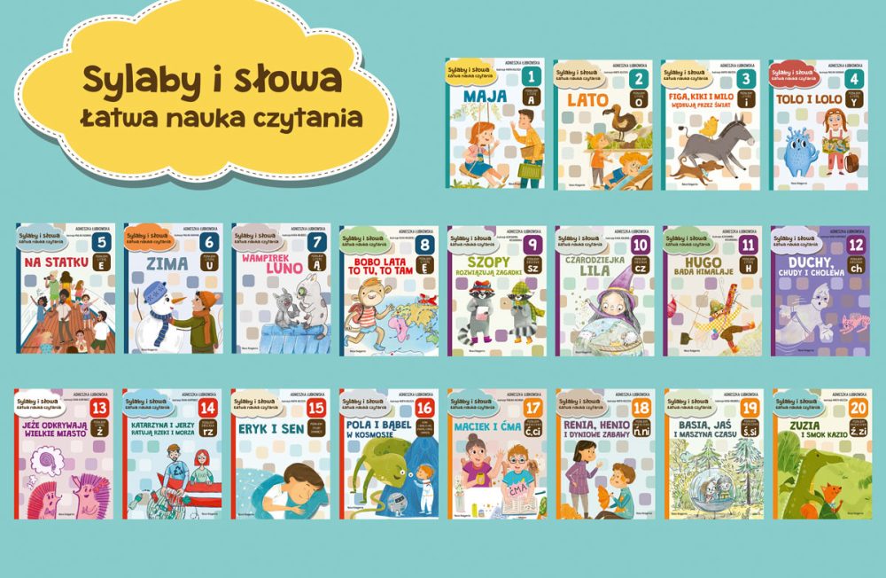 Pakiet Sylaby i słowa. Łatwa nauka czytania2