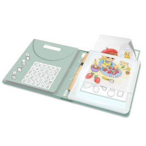 Kidywolf K-Draw Podświetlany tablet do odrysowywania za pomocą ołówka 30 szablonów Food