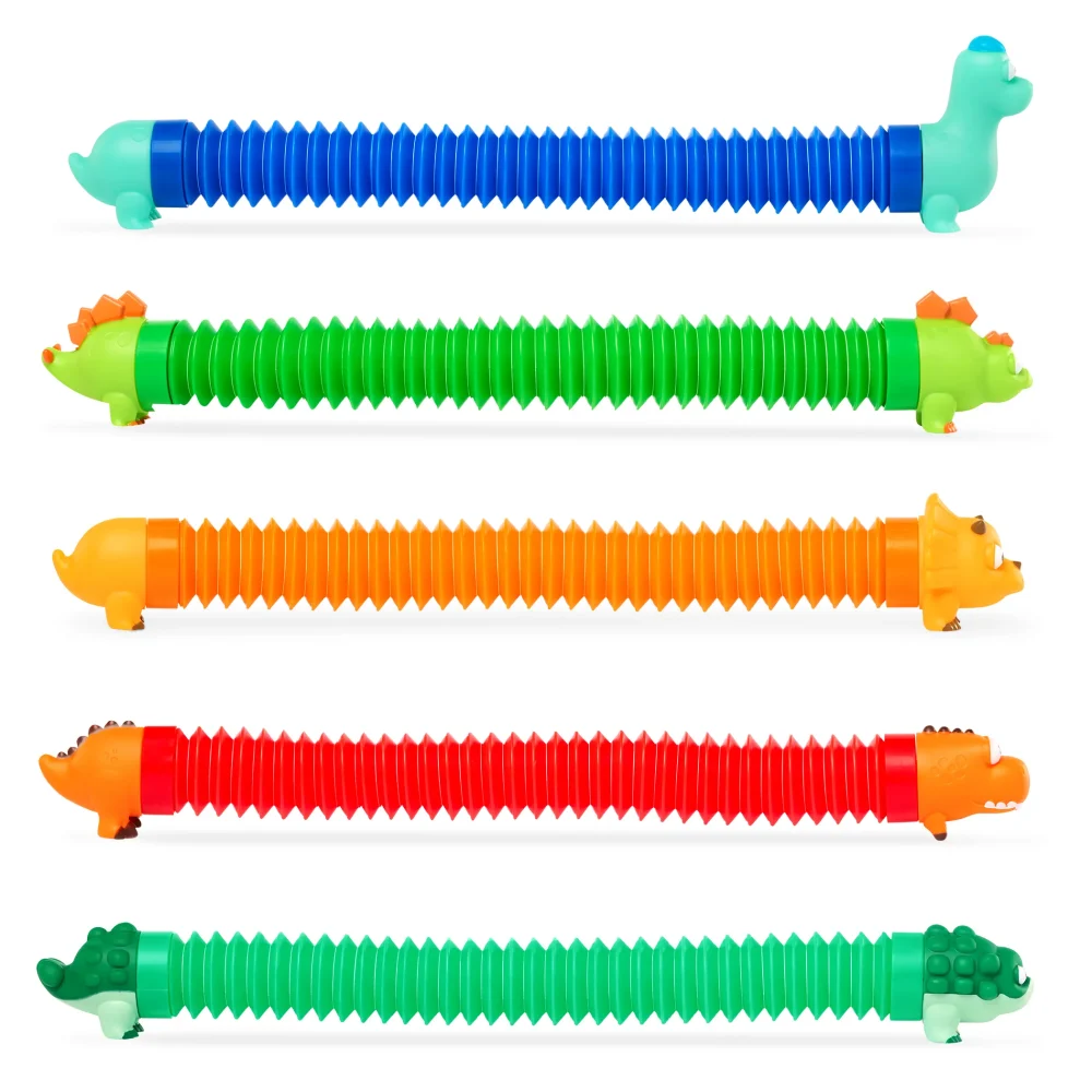 Akordeonowe rurki sensoryczne – DINOZAURY – Battat2