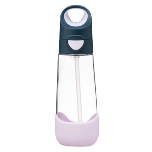 Butelka na wodę tritanowa ze słomką 600ml, Indigo Rose, b.box