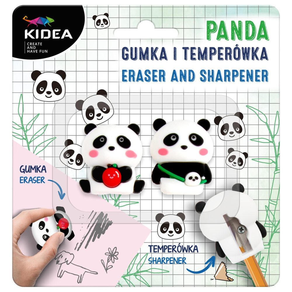 Gumka temperówka Panda Kidea
