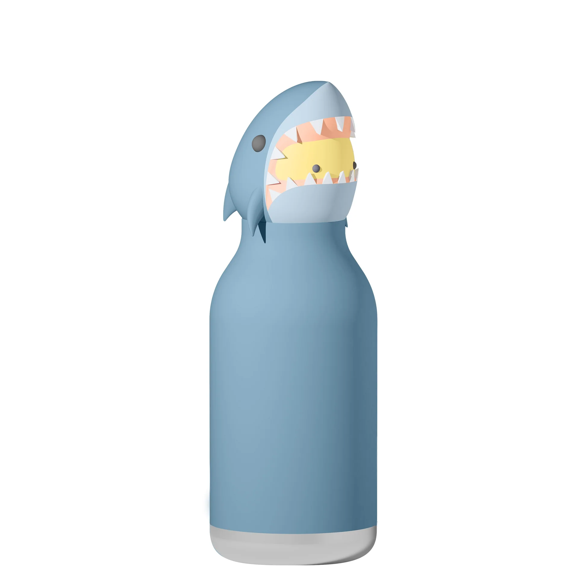 Butelka termiczna ze słomką Bestie Asobu – Rekin 460 ml - obrazek 5