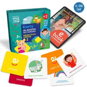 Karty do kostki aktywności - nauka przez zabawę 2 + mini e-book
