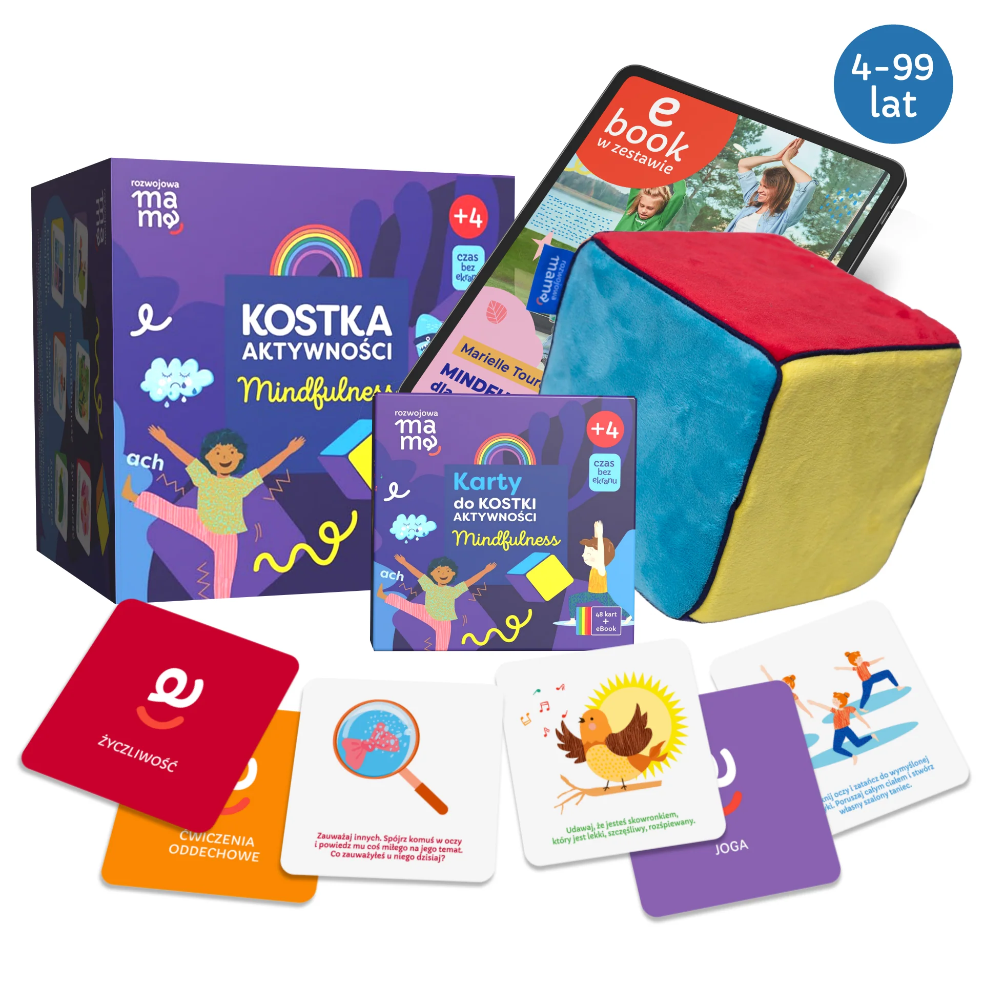 Rozwojowa mama. Kostka aktywności – mindfulness. Gra + mini e-book