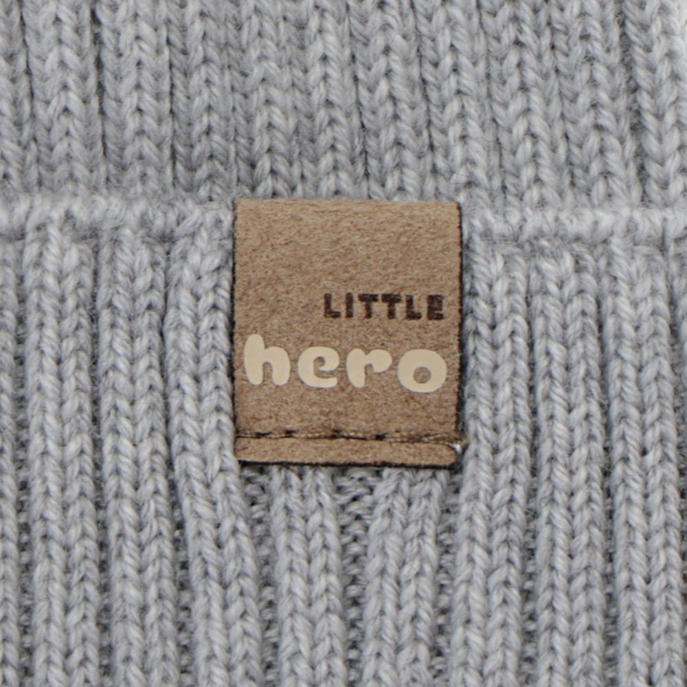 Czapka jesienna, wiosenna dla chłopca, 100% wełniana merino, beżowa Fenaro3