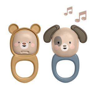 Duet Muzyczny Dzwoneczek i Grzechotka – Zabawka Sensoryczna dla Niemowląt 3m+ Taf Toys