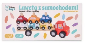 ADAM TOYS Duża Laweta z samochodzikami