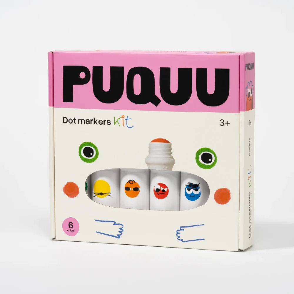 Markery kropkujące PUQUU - 6 kolorów