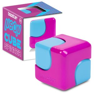 bopster Cube Spinner NEON- fioletowy niebieski