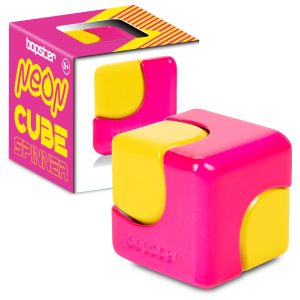 bopster Cube Spinner NEON- różowy żółty