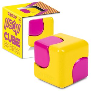 bopster Cube Spinner NEON- żółto fioletowy