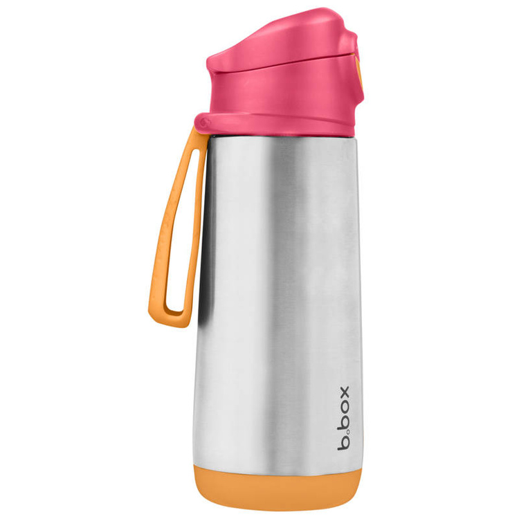 Butelka termiczna, bidon dla dziecka z ustnikiem 500 ml, Strawberry Shake, b.box - obrazek 2