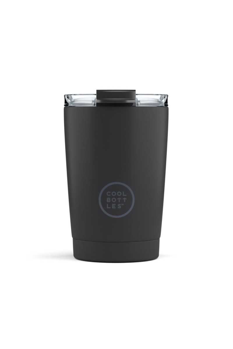Cool Bottles Kubek Termiczny 330 Ml Mono Black