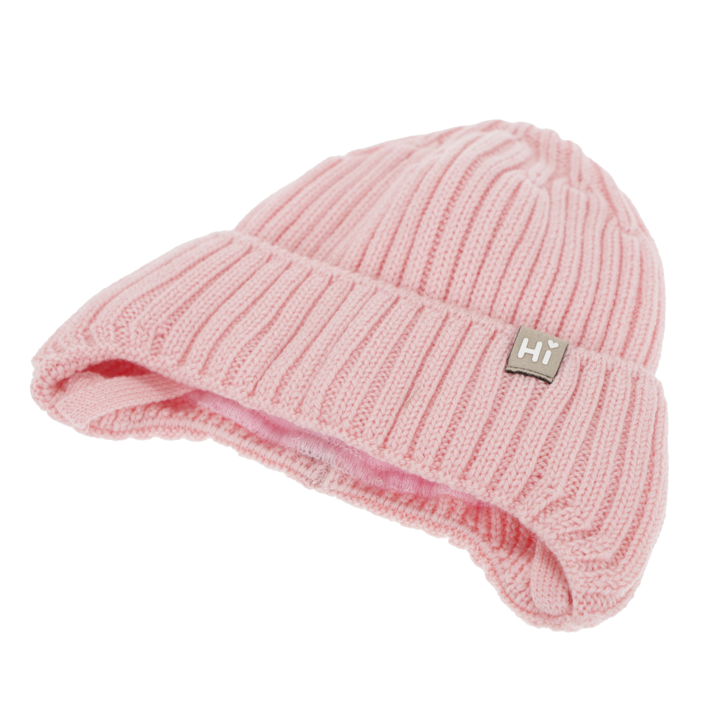 AGBO Czapka zimowa dla dziewczynki, beżowa, 100% wełniana merino, podszyta bawełną Geilo 36-38 - obrazek 2
