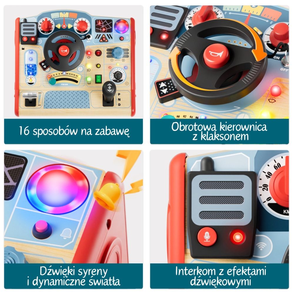 Interaktywna tablica manipulacyjna Straż Pożarna 36m+, Topbright 2