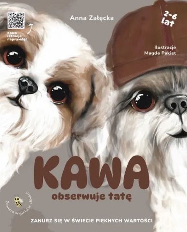 Kawa obserwuje tatę