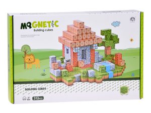 Klocki magnetycne CHATKA - konstrukcyjne sześciany i piksele 312ele ZA6350