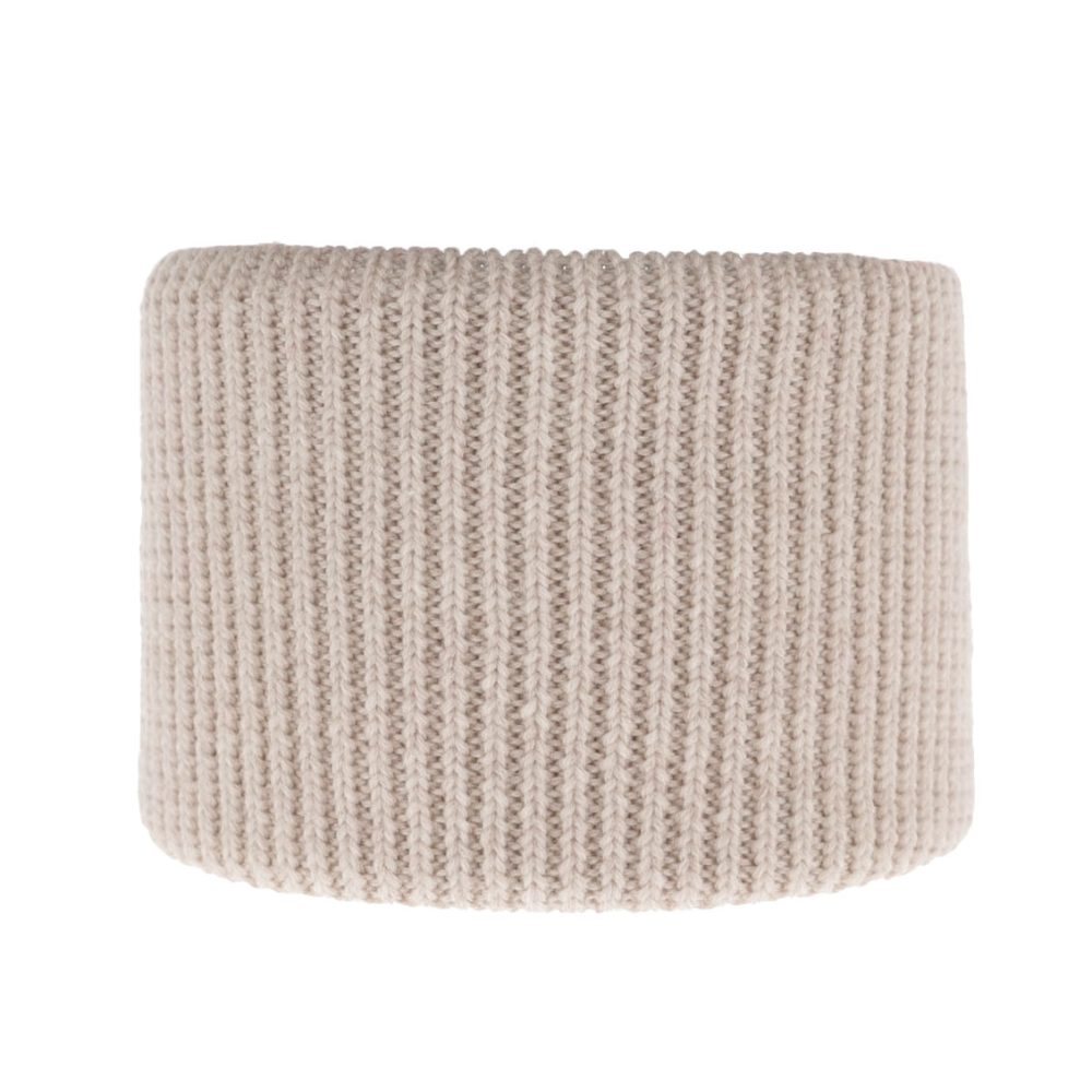 Komin zimowy dziecięcy, beżowy, 100% wełniany merino Vanilla1