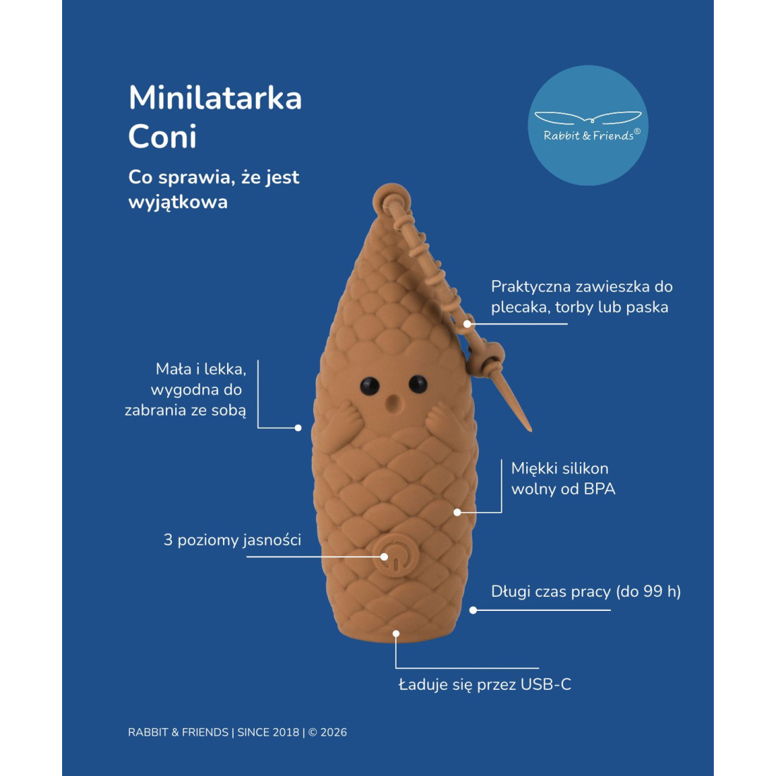 Minilatarka - Szyszka CONI - seria FOREST - obrazek 6