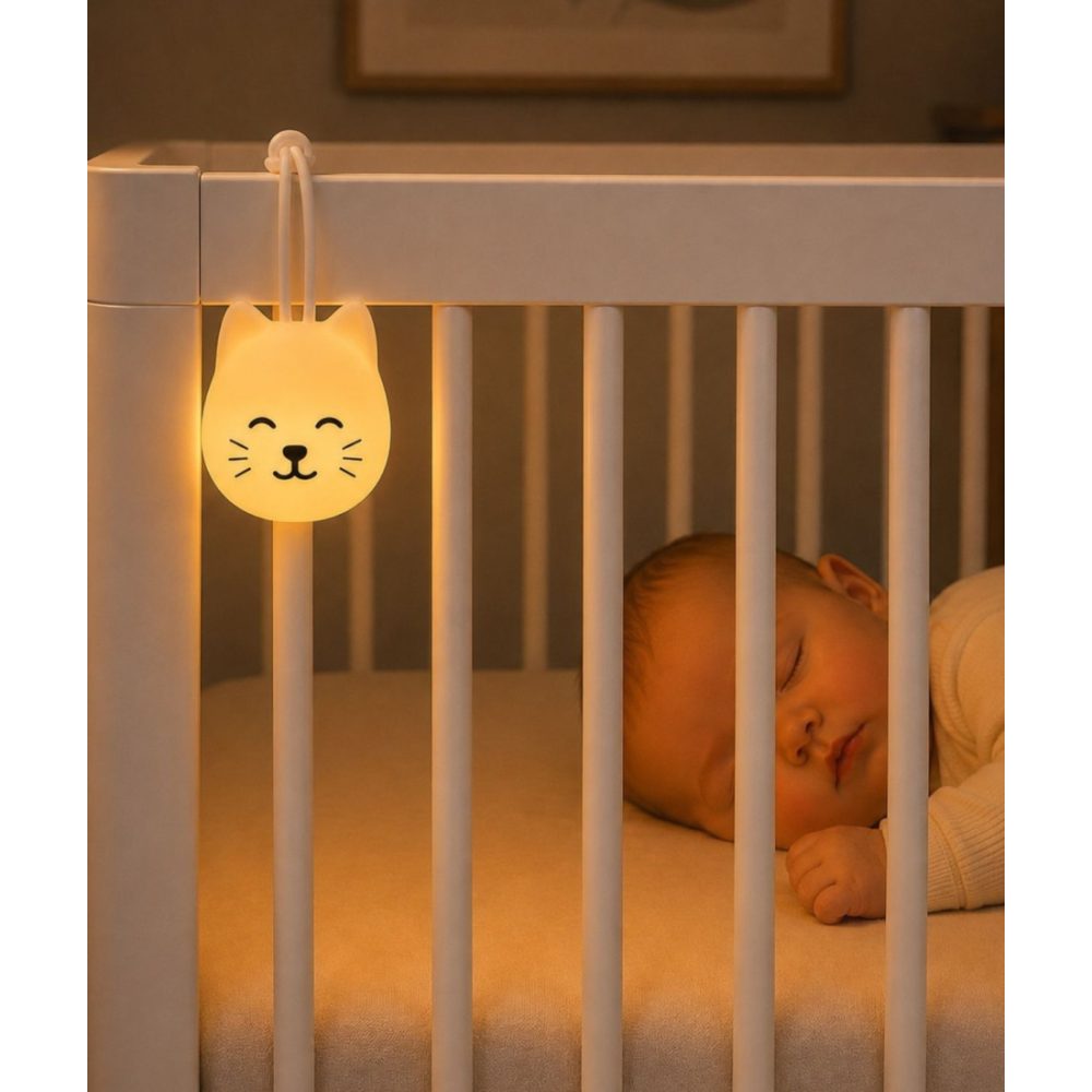 Moonlight Friends - Kot MOMO lampka do zawieszenia1