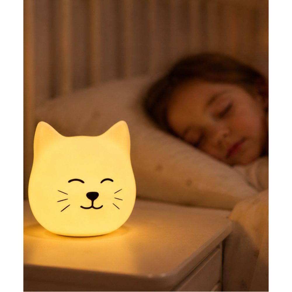 Moonlight Friends - Kot MOMO lampka stojąca1