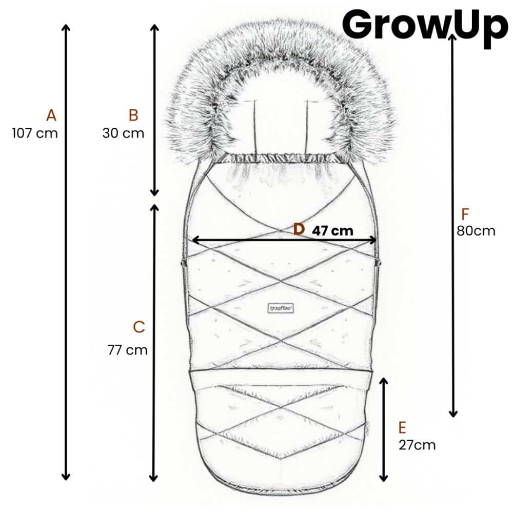 Regulowany śpiwór GrowUP Scandi 0-36m beige 4