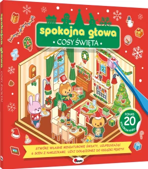 AWM SPOKOJNA GŁOWA COSY ŚWIĘTA WYKLEJANKA ANTYSTRESOWA