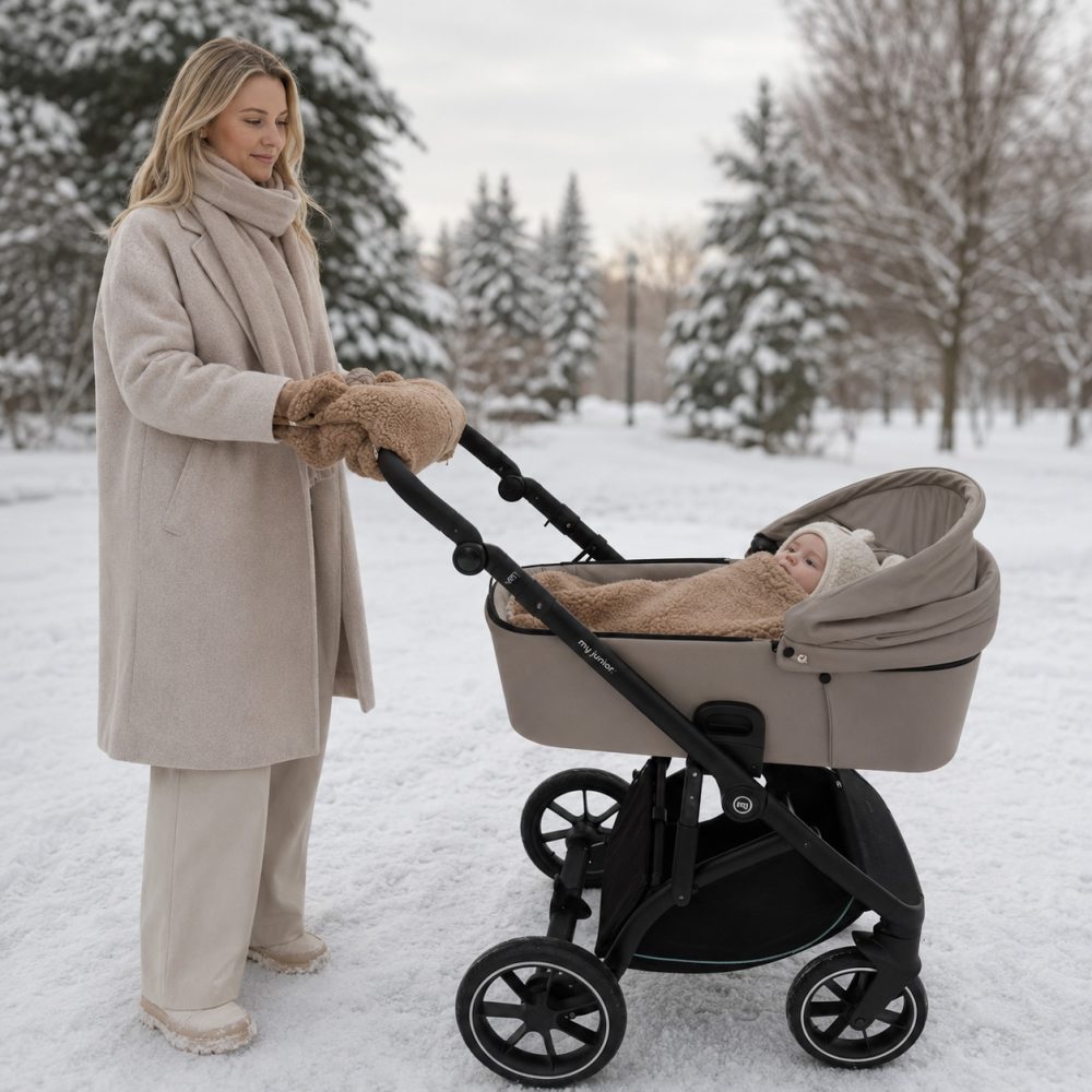 Śpiworek wełniany Mini Nevada 0-18m brown 5
