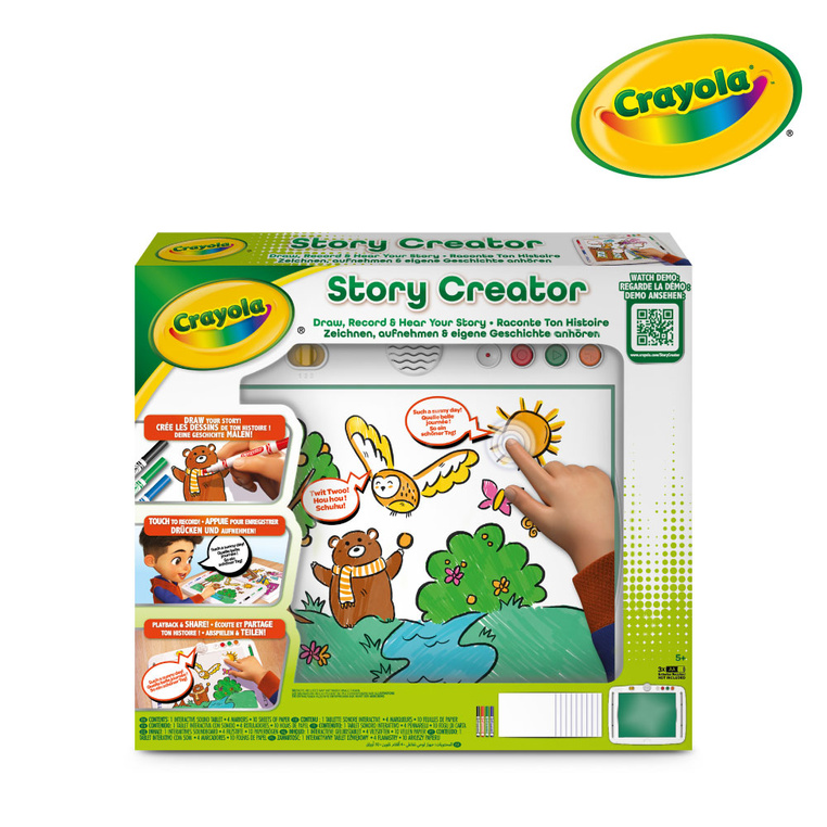 rayola Interaktywny tablet dźwiękowy do rysowania i opowiadania historii Story Creator 5+ - obrazek 2
