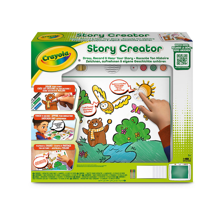 rayola Interaktywny tablet dźwiękowy do rysowania i opowiadania historii Story Creator 5+ - obrazek 4