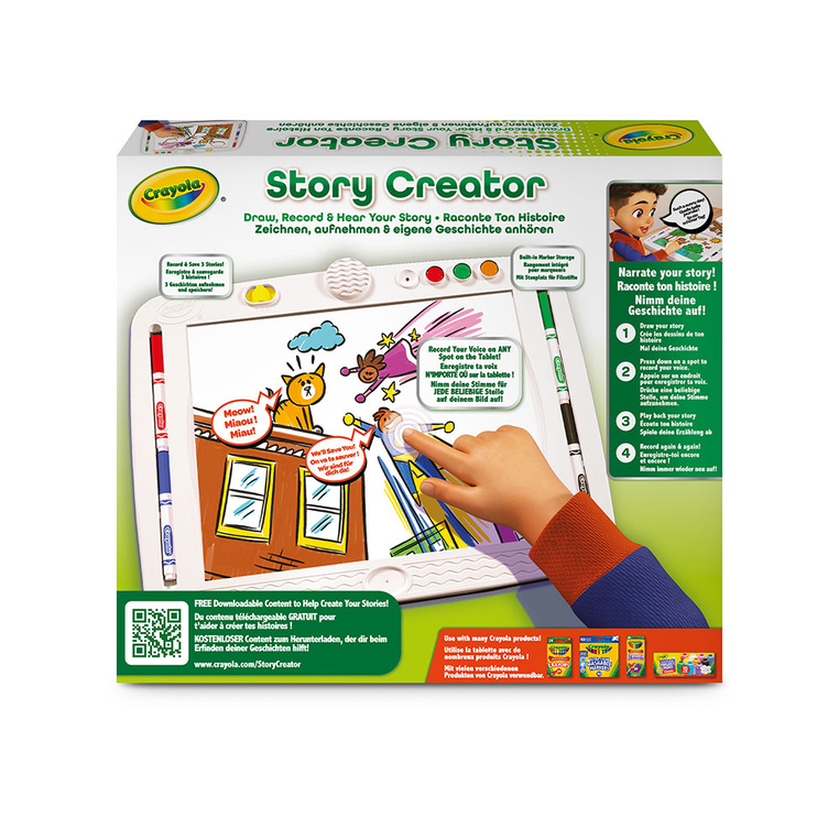 rayola Interaktywny tablet dźwiękowy do rysowania i opowiadania historii Story Creator 5+ - obrazek 6
